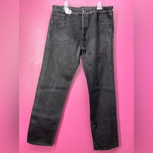 Levi's 501 Men's Dark Gray Straight Jeans